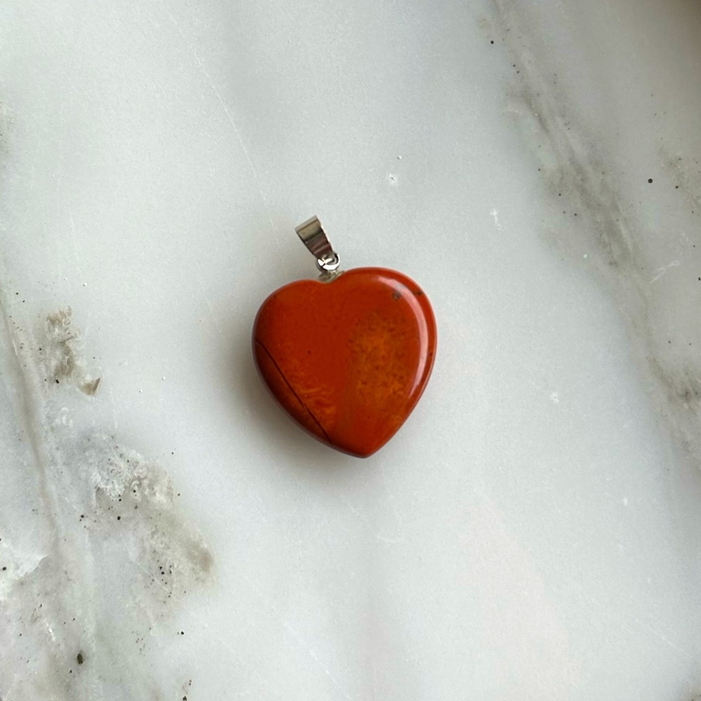 Red Jasper 🧱 birth stone pendant